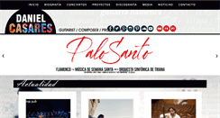 Desktop Screenshot of danielcasares.com
